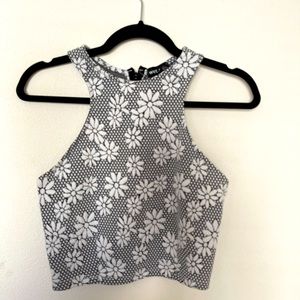 Floral crop top
